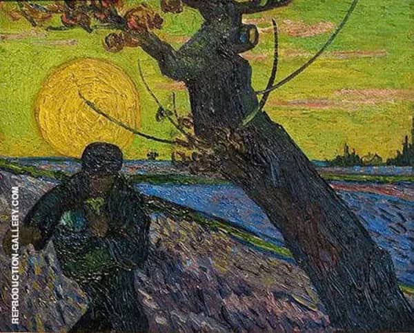 The Sower Arles 1888 by Vincent van Gogh | Oil Painting Reproduction