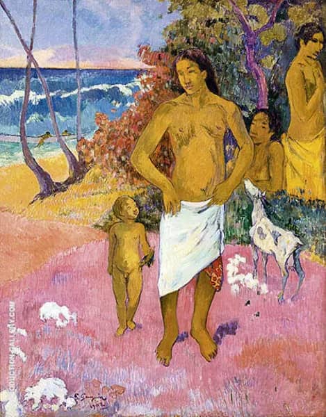 Bathers Baigneurs Bathers 1902 by Paul Gauguin | Oil Painting Reproduction