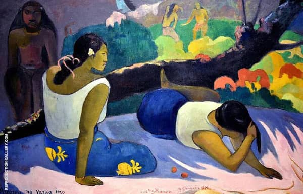 Words of the Devil or Reclining Tahitian Women 1894 | Oil Painting Reproduction