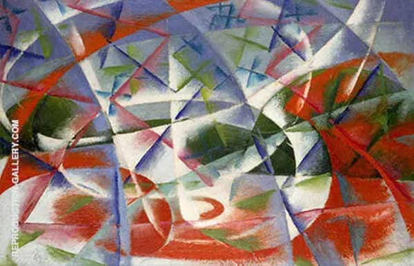 Speed and Sound by Giacomo Balla | Oil Painting Reproduction