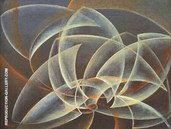 Vortex Space form by Giacomo Balla | Oil Painting Reproduction