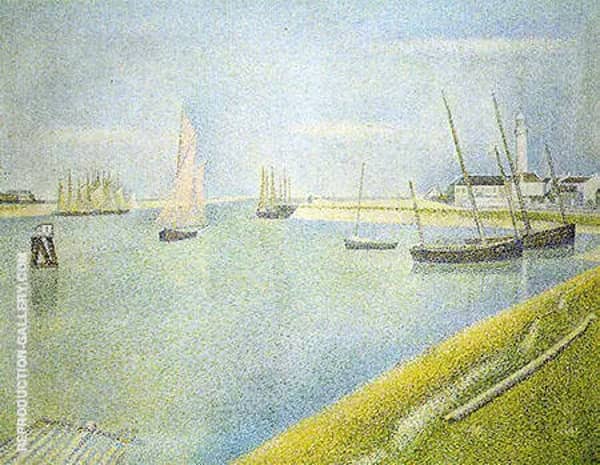The Channel at Gravelines in The Direction of The Sea 1890 | Oil Painting Reproduction