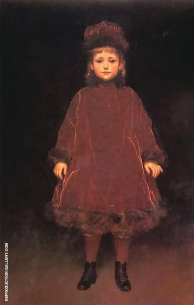 Miss Ruth Stewart Hodgson c1877 | Oil Painting Reproduction