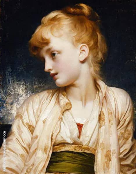 Gulnihal c1886 by Frederic Leighton | Oil Painting Reproduction