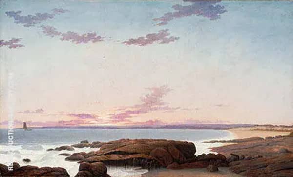 View of Coffin's Beach Ipswich Bay | Oil Painting Reproduction