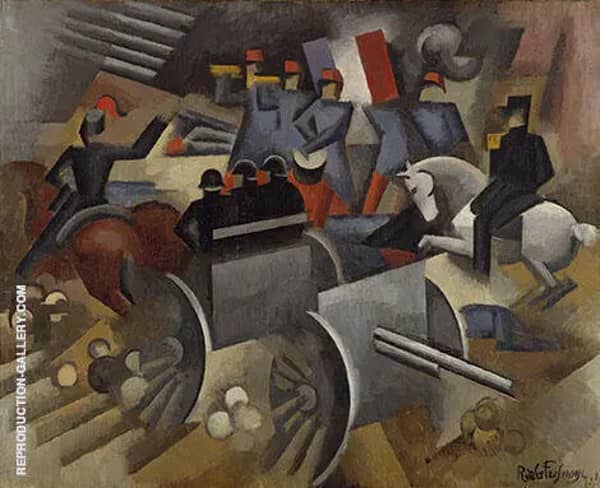 Artillery 1911 by Roger de La Fresnaye | Oil Painting Reproduction