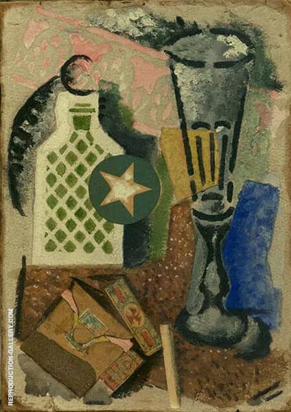 Composition with Matches 1914 | Oil Painting Reproduction