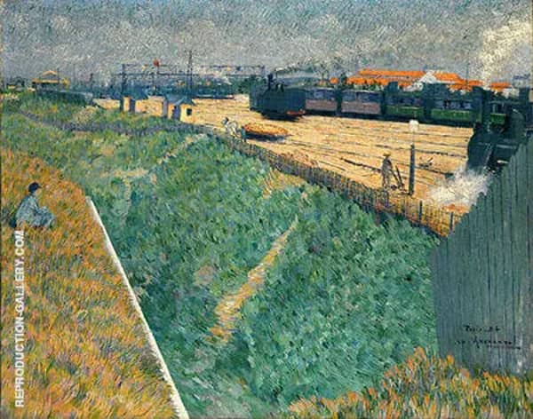 The Western Railway at its Exit from Paris | Oil Painting Reproduction