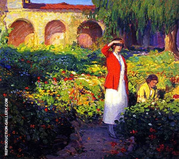 In the Garden by Joseph Kleitsch | Oil Painting Reproduction