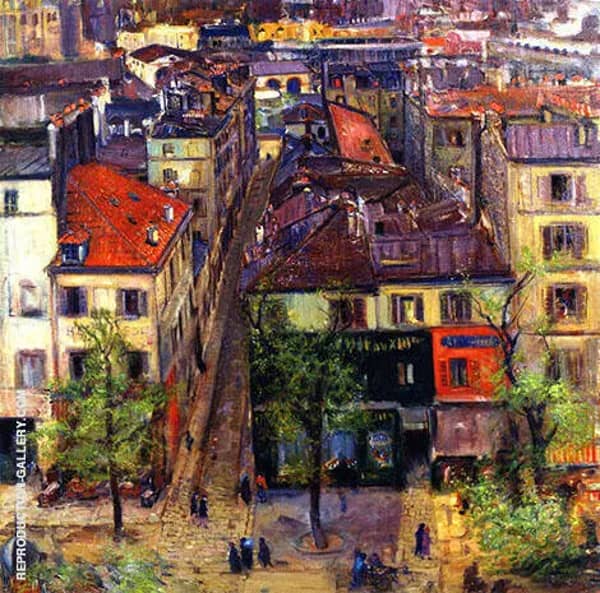 Paris Rooftops by Joseph Kleitsch | Oil Painting Reproduction