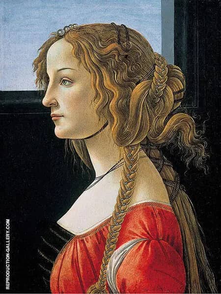 Portrait of Simonetta Vespucci | Oil Painting Reproduction
