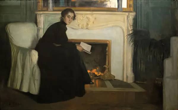 Female Figure 2 by Santiago Rusinol | Oil Painting Reproduction