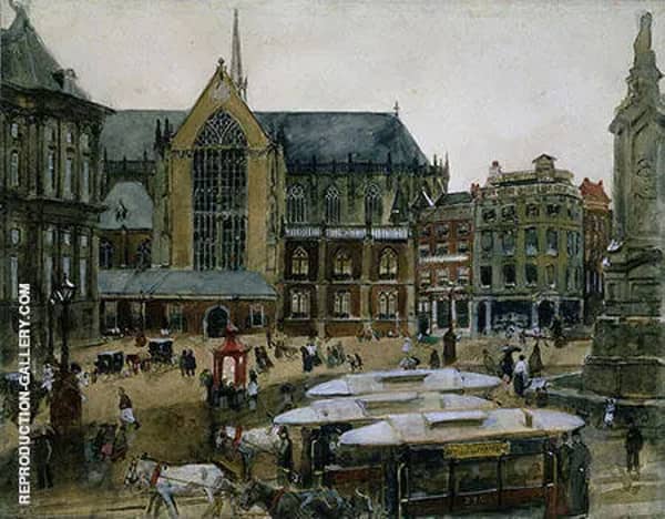 The Dam in Amsterdam | Oil Painting Reproduction
