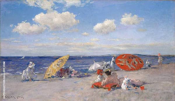 The Seaside 1892 by William Merritt Chase | Oil Painting Reproduction