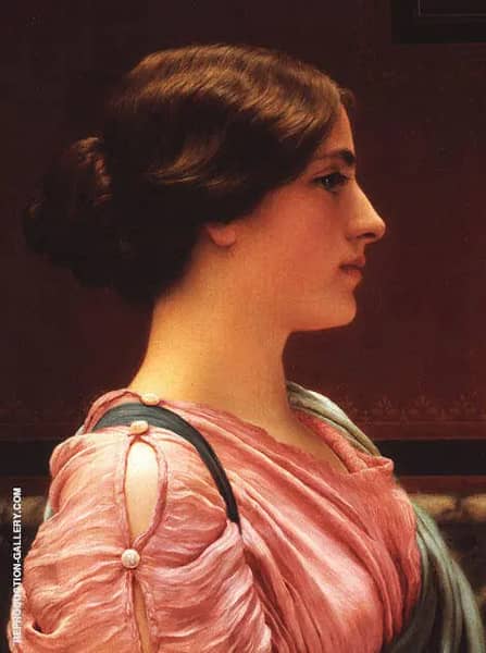 Classical Beauty by John William Godward | Oil Painting Reproduction