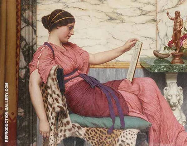 An Amateur 1915 by John William Godward | Oil Painting Reproduction