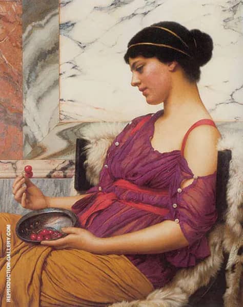Ismenia 1908 by John William Godward | Oil Painting Reproduction