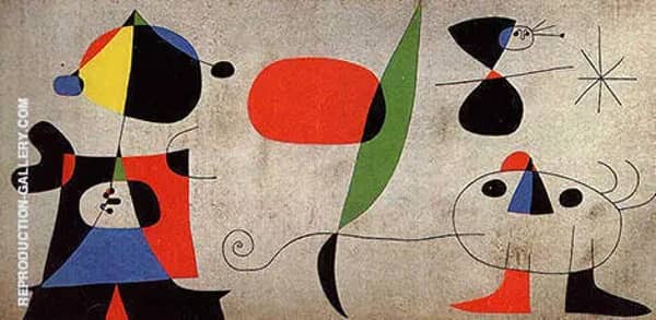 Joaquim Gomis Mural by Joan Miro | Oil Painting Reproduction