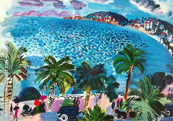 Bay of Angels Nice 2 by Raoul Dufy | Oil Painting Reproduction