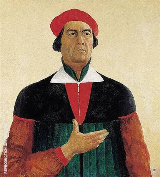 Self-Portrait 1933 by Kazimir Malevich | Oil Painting Reproduction