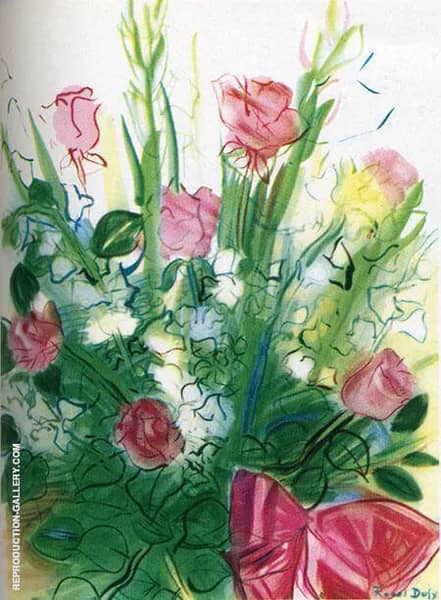 Bouquet of Roses by Raoul Dufy | Oil Painting Reproduction