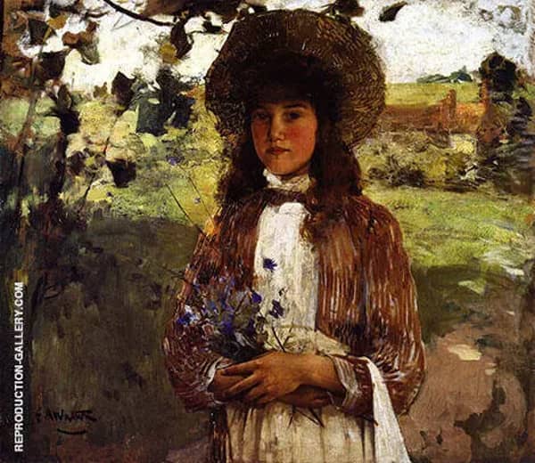 Bluette by Edward Arthur Walton | Oil Painting Reproduction