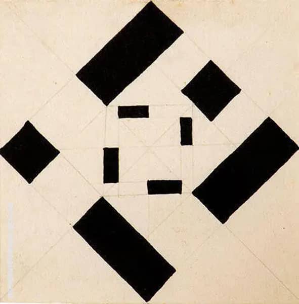 Black Suprematism Circular by Kazimir Malevich | Oil Painting Reproduction
