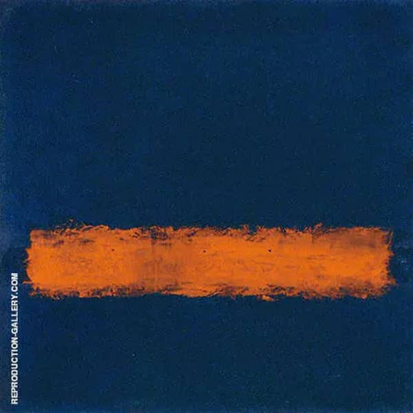 Blue with Orange Band | Oil Painting Reproduction