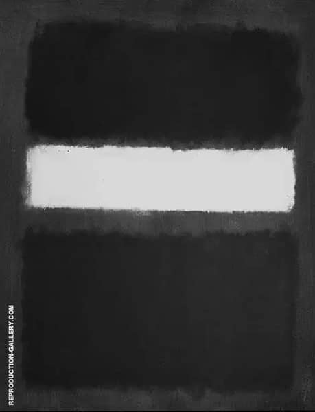 Black and Grey with White Band | Oil Painting Reproduction