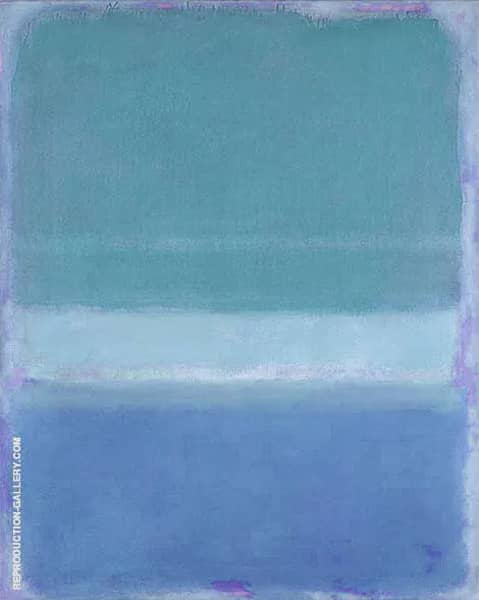 Blues over Violet by Mark Rothko (Inspired By) | Oil Painting Reproduction