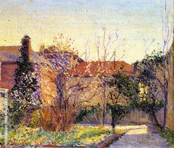 The Peach Tree 1925 by Lilla Cabot Perry | Oil Painting Reproduction