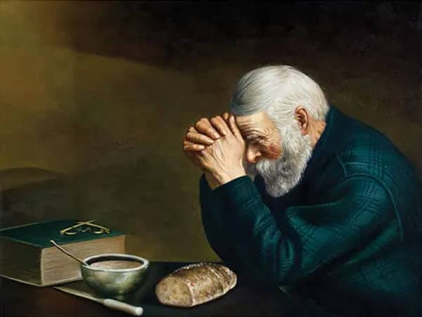 Grace - Last Prayer by Eric Enstrom | Oil Painting Reproduction