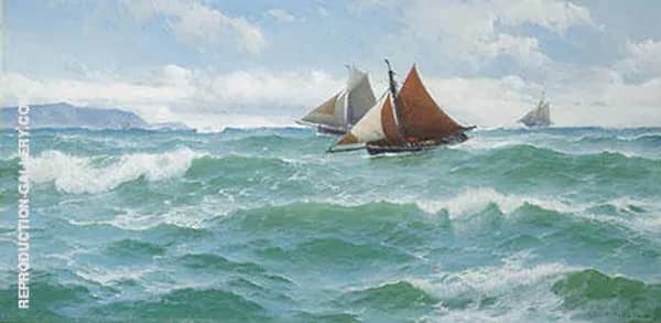 With The Wind and Tide by David James | Oil Painting Reproduction
