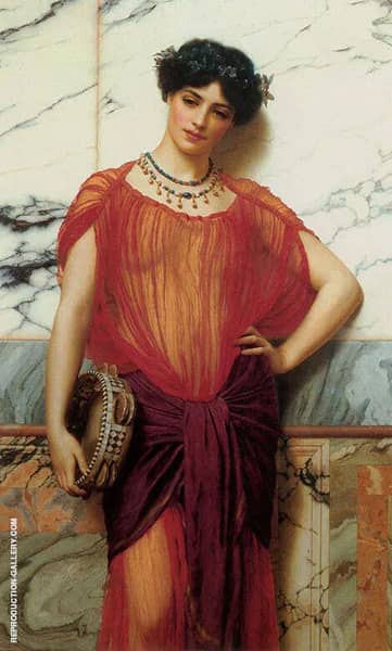 Drusilla 1906 by John William Godward | Oil Painting Reproduction