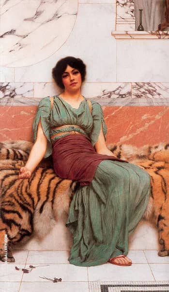 Sweet Dreams 1901 by John William Godward | Oil Painting Reproduction