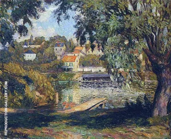 By The River by Henri Lebasque | Oil Painting Reproduction