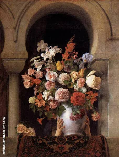 Flower by Francesco Hayez | Oil Painting Reproduction