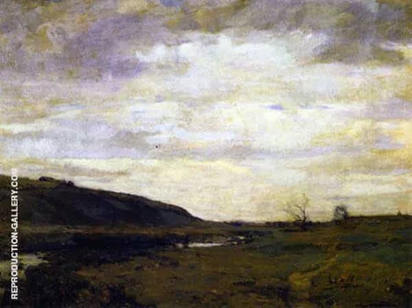 The Muskrat Hunter by William Langson Lathrop | Oil Painting Reproduction