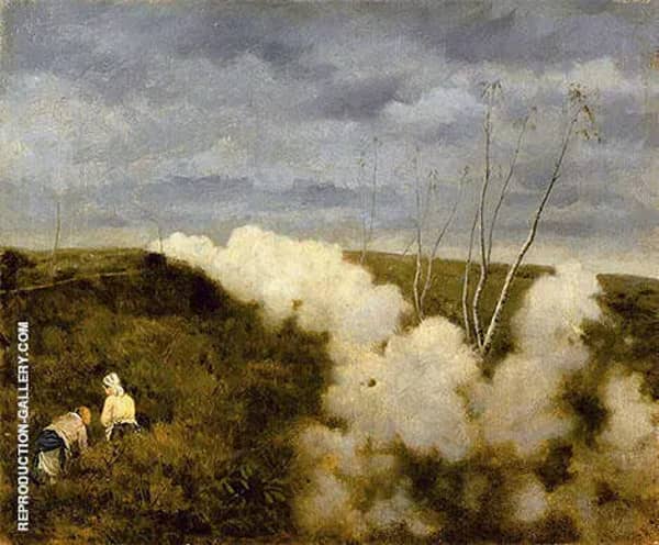The Passing of a Train by Giuseppe De Nittis | Oil Painting Reproduction