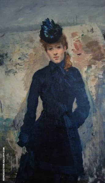 Winter Walk 1879 by Giuseppe De Nittis | Oil Painting Reproduction