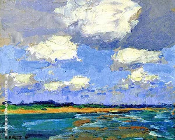 Beach 1920 by Edward Henry Potthast | Oil Painting Reproduction
