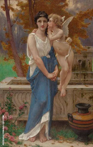 Cupid's Secret by Guillaume Seignac | Oil Painting Reproduction