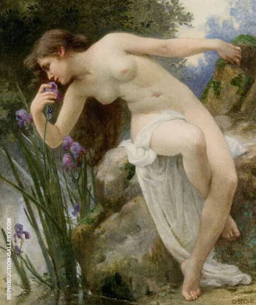 Fragrant Iris by Guillaume Seignac | Oil Painting Reproduction