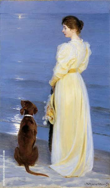 Summer Evening at Skagen 1892 | Oil Painting Reproduction