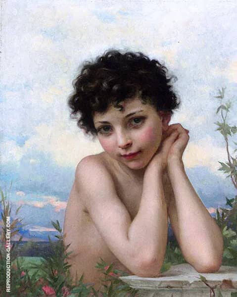 Little Marguerite by Jules-Cyrille Cave | Oil Painting Reproduction