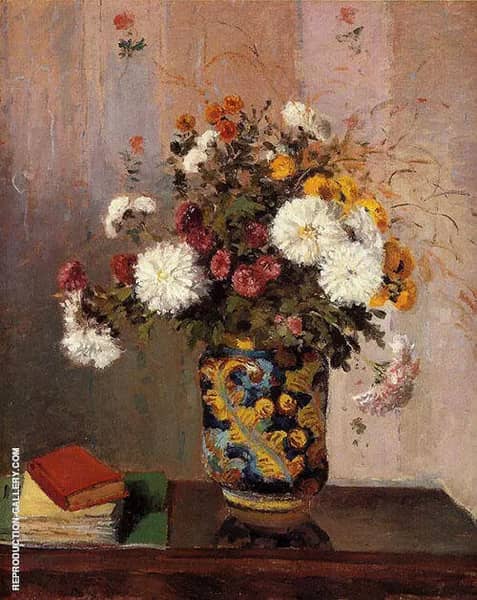 Bouquet of Flowers 1873 by Theodore Robinson | Oil Painting Reproduction