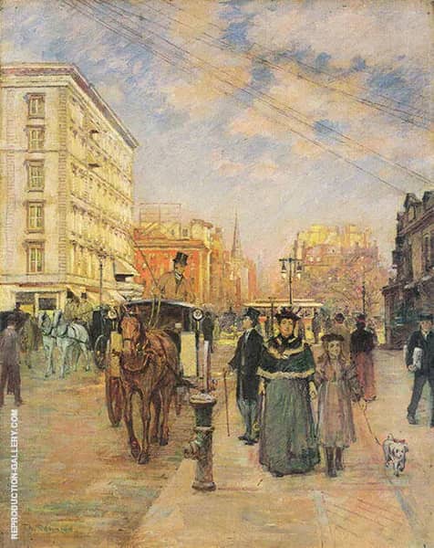 Fifth Avenue at Madison Square | Oil Painting Reproduction