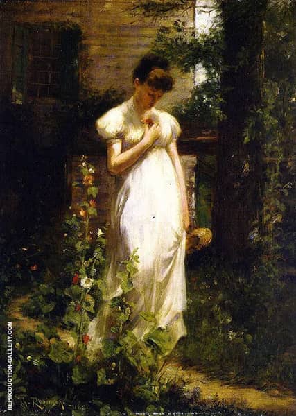 Flower of Memory 1881 by Theodore Robinson | Oil Painting Reproduction