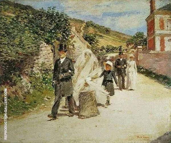 The Wedding March 1892 by Theodore Robinson | Oil Painting Reproduction