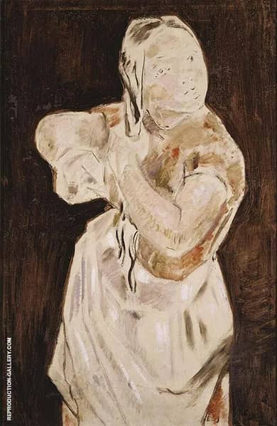 Young Woman Combing her Hair 1925 | Oil Painting Reproduction